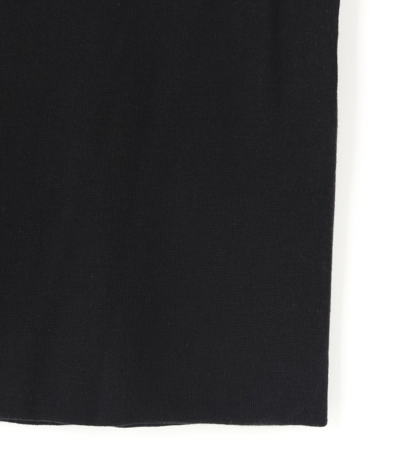 ATON / SILK BLENDED CIRCULAR RIB CREW&CREW LAYERED PULLOVER WOMEN