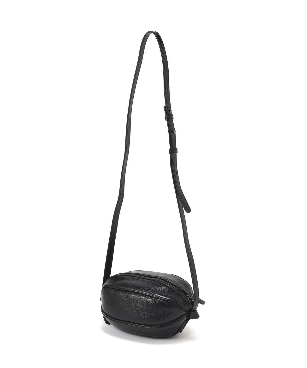 HEREU / BOYA L DISTRESSED Ball-Shaped Crossbody Bag