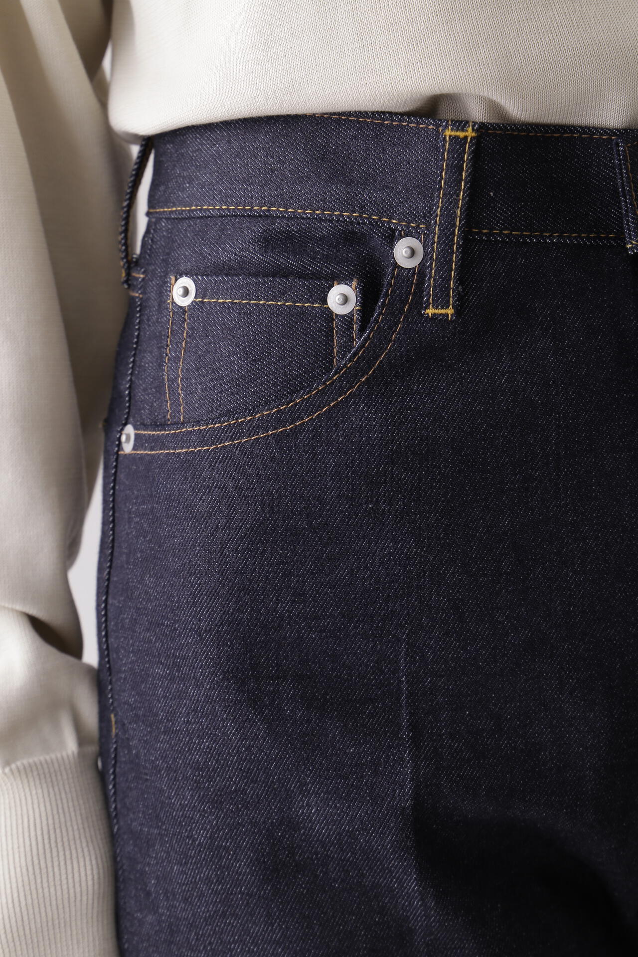 YLEVE / 13.5oz DENIM PRESSED 5P RIGID