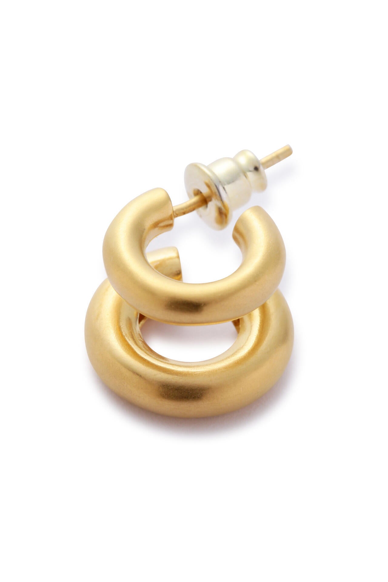 YLEVE / W CIRCLE EARRING LEFT