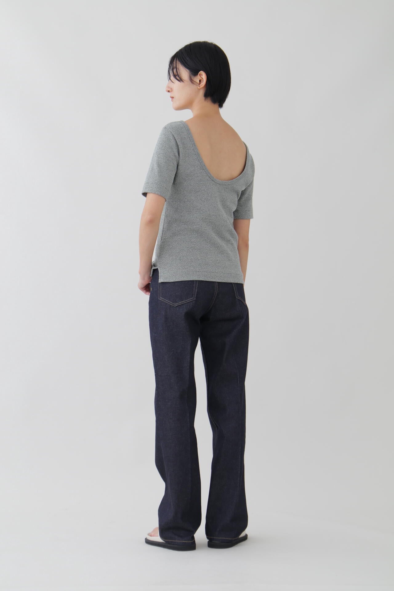 YLEVE / HIGH TWIST BOUCLE JERSEY P/O