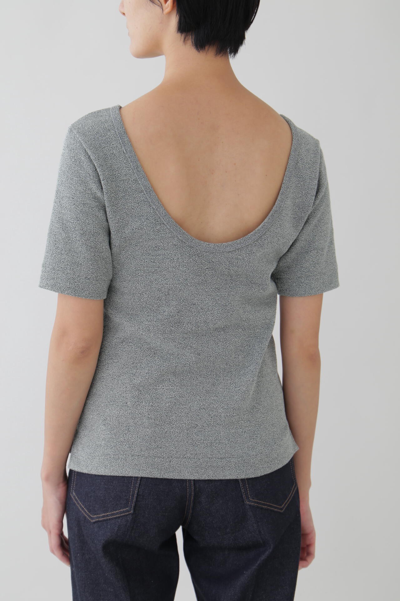 YLEVE / HIGH TWIST BOUCLE JERSEY P/O