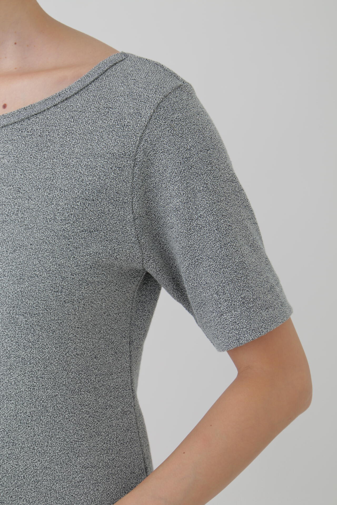 YLEVE / HIGH TWIST BOUCLE JERSEY P/O