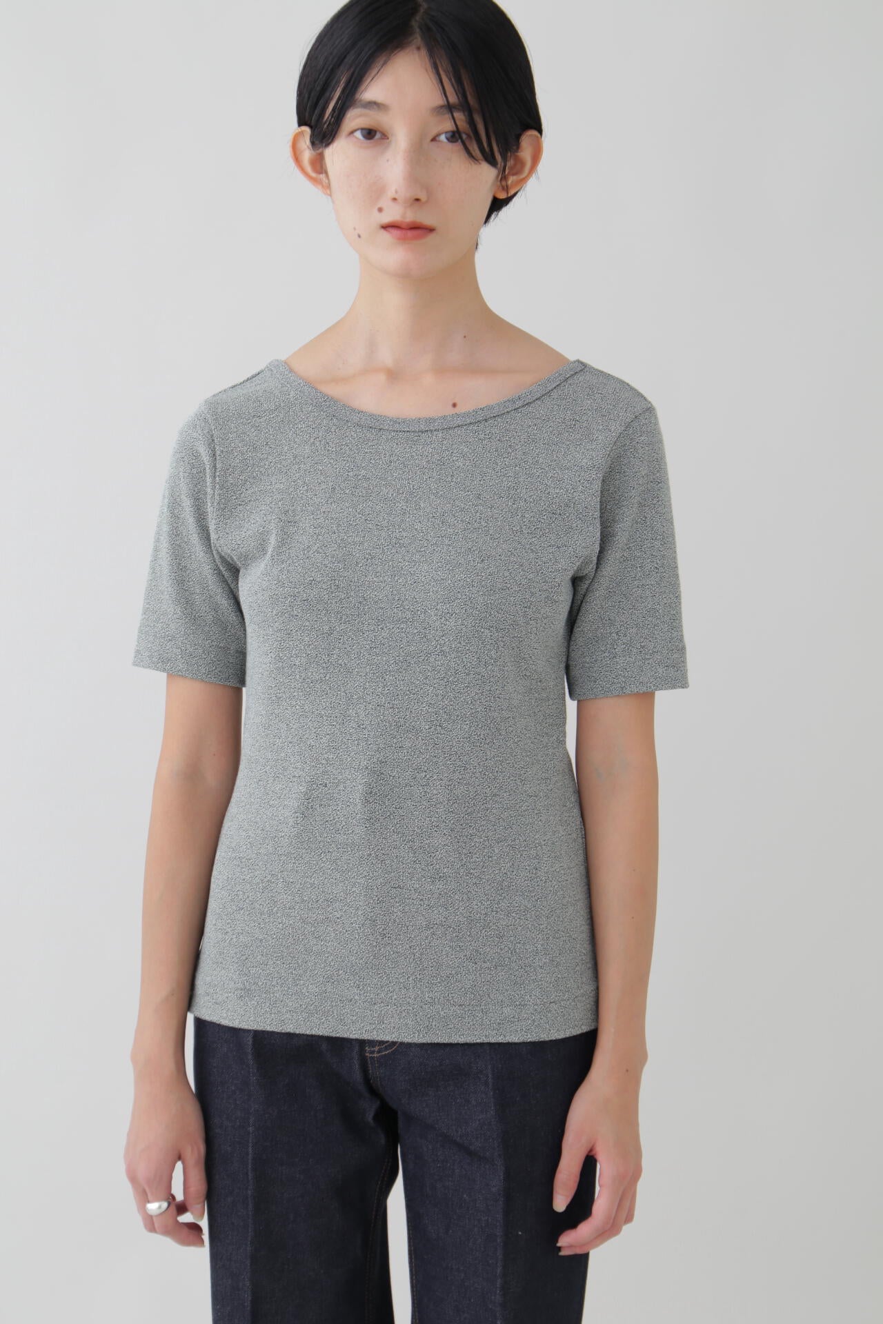 YLEVE / HIGH TWIST BOUCLE JERSEY P/O