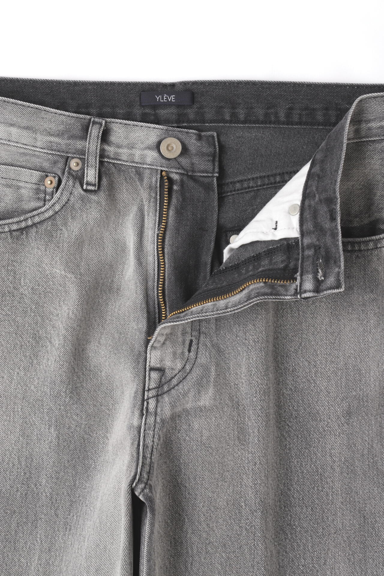 YLEVE / 13.5oz DENIM PRESSED 5P FADE