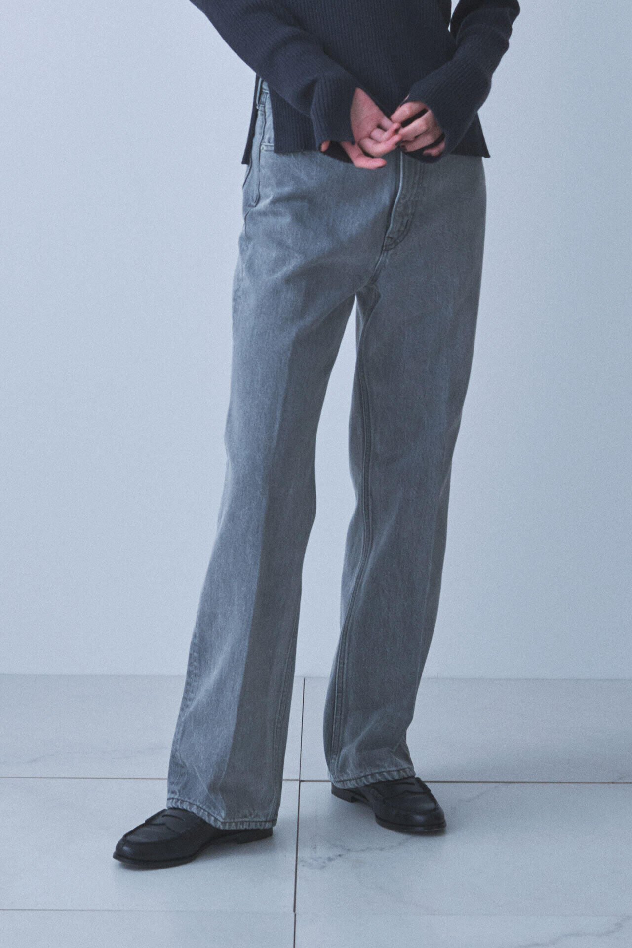 YLEVE / 13.5oz DENIM PRESSED 5P FADE