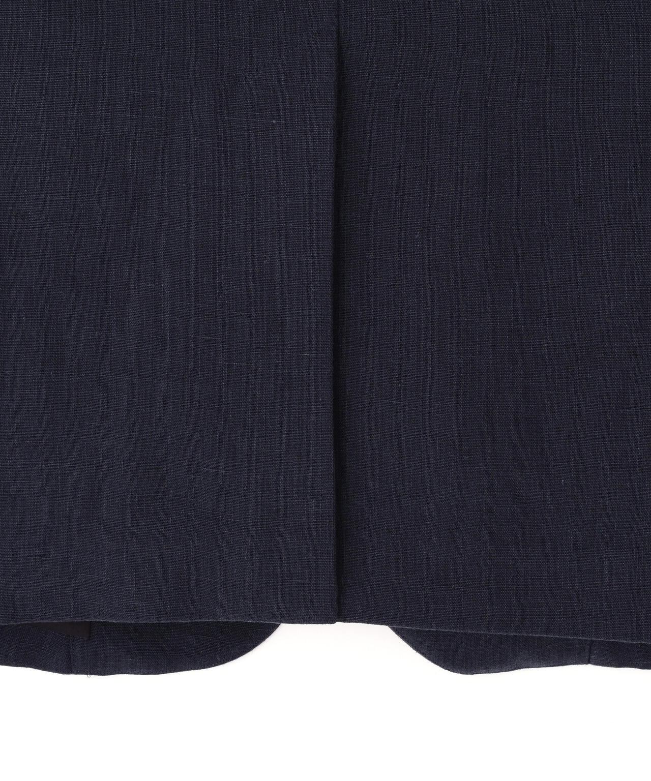 YLEVE / LINEN DOUBLE CLOTH NO SLEEVE JACKET