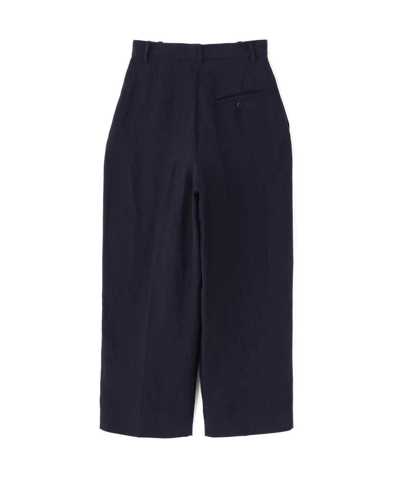 YLEVE / LINEN DOUBLE CLOTH TROUSERS