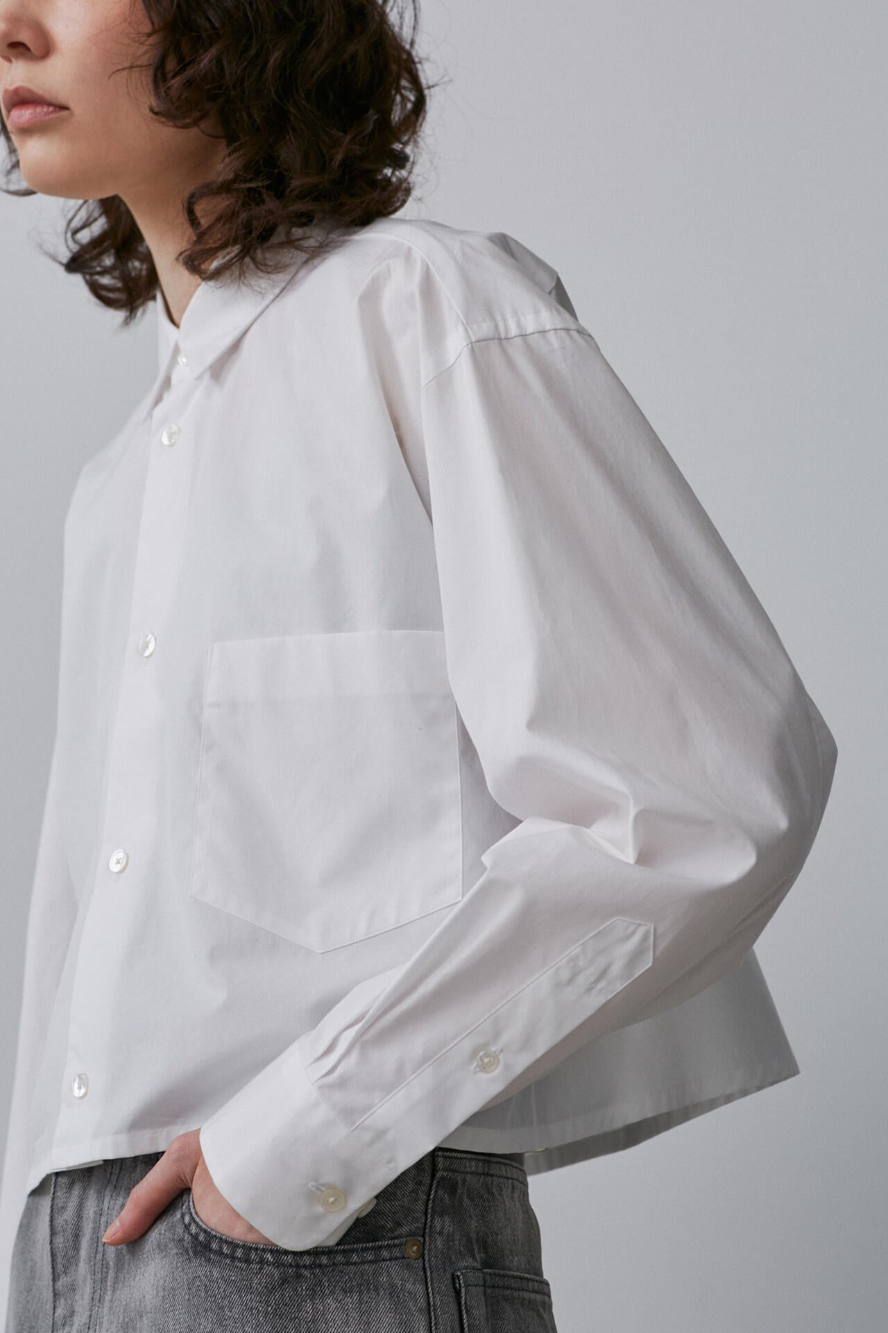 YLEVE / COTTON TYPEWRITER SHORT SH