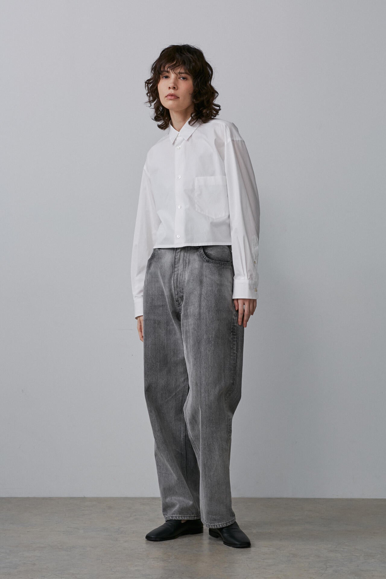YLEVE / COTTON TYPEWRITER SHORT SH