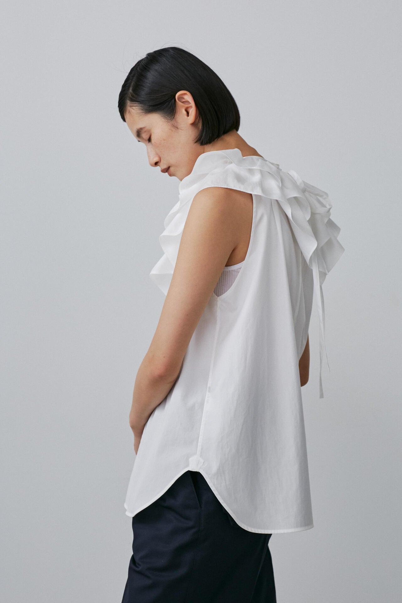 BOURRIENNE × YLEVE / COTTON TYPEWRITER BL / LAN