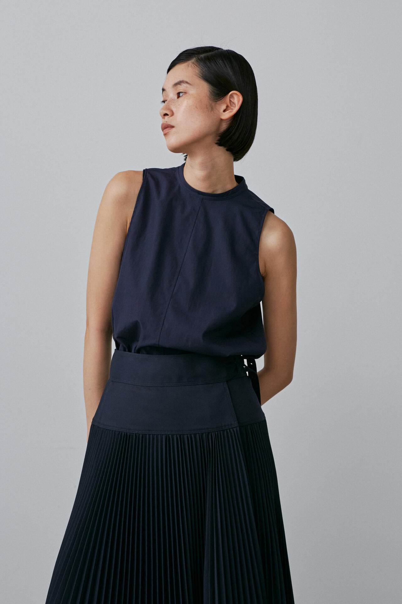 BOURRIENNE × YLEVE / COTTON TYPEWRITER BL / LAN