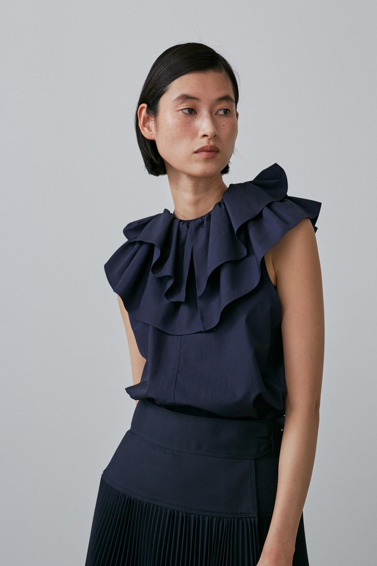 BOURRIENNE × YLEVE / COTTON TYPEWRITER BL / LAN