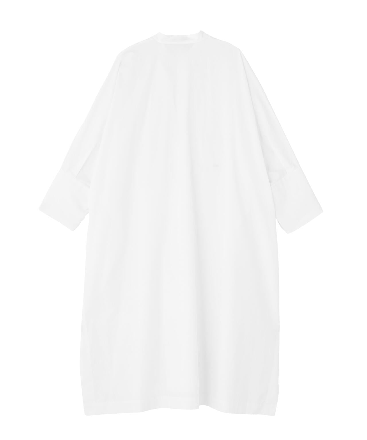YLEVE / COTTON POPLIN LONG KAFTAN SHIRT
