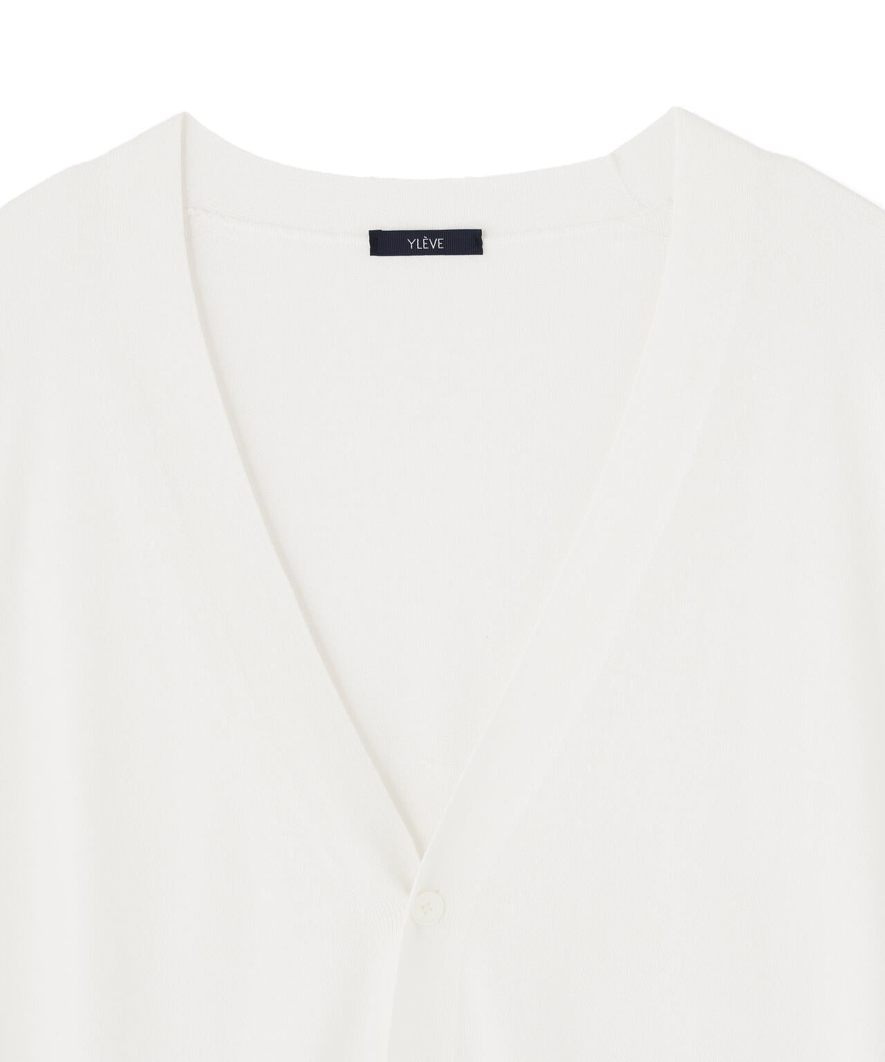 YLEVE / WASHI COTTON KNIT CARDIGAN