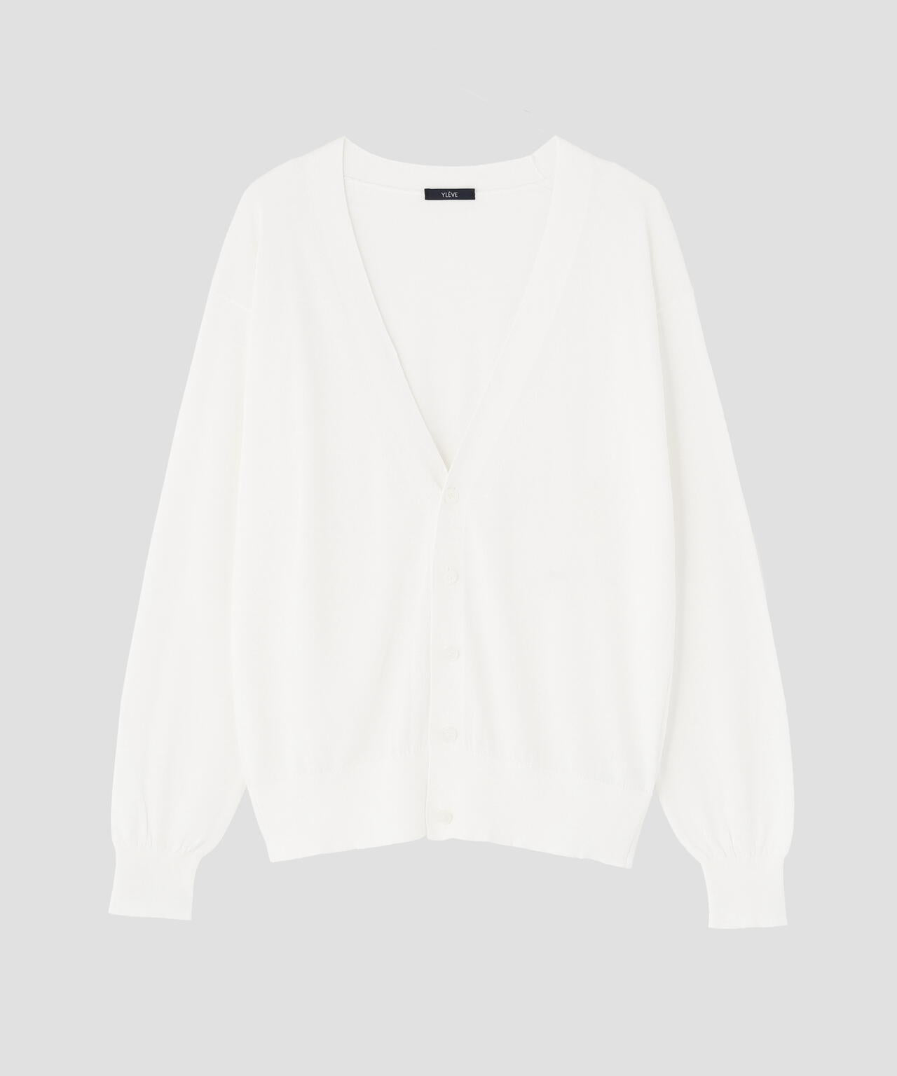 YLEVE / WASHI COTTON KNIT CARDIGAN