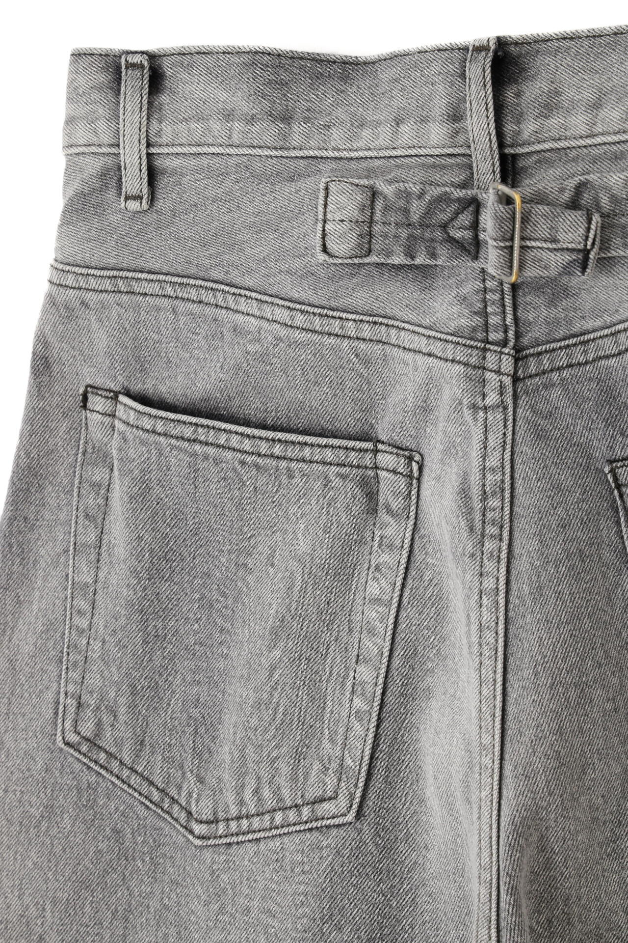 YLEVE / 13.5oz DENIM HIGH WAIST WIDE FADE