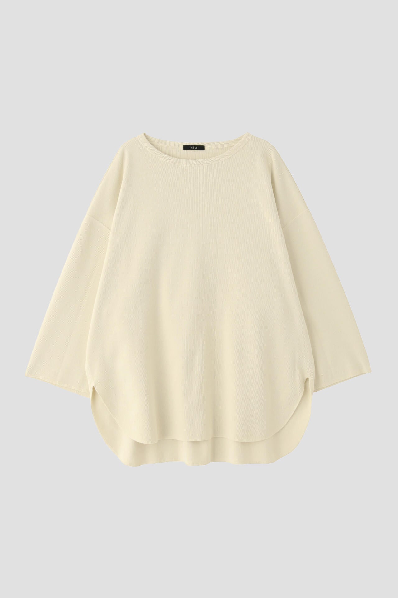 YLEVE / COTTON RIB PULLOVER BIG