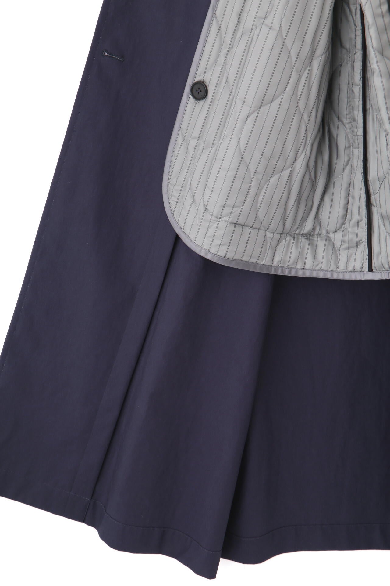 YLEVE / HIGHDENSITY COTTON BROAD LINER COAT