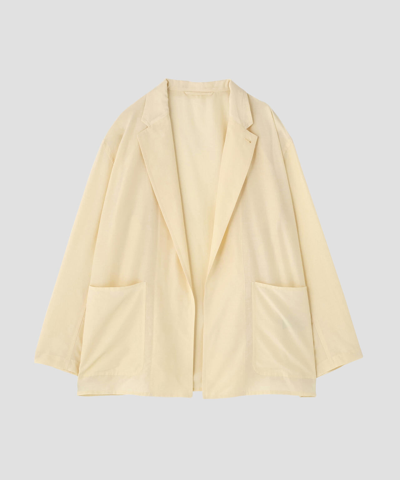 YLEVE / SILK COTTON CLOTH BIO SUEDE JACKET