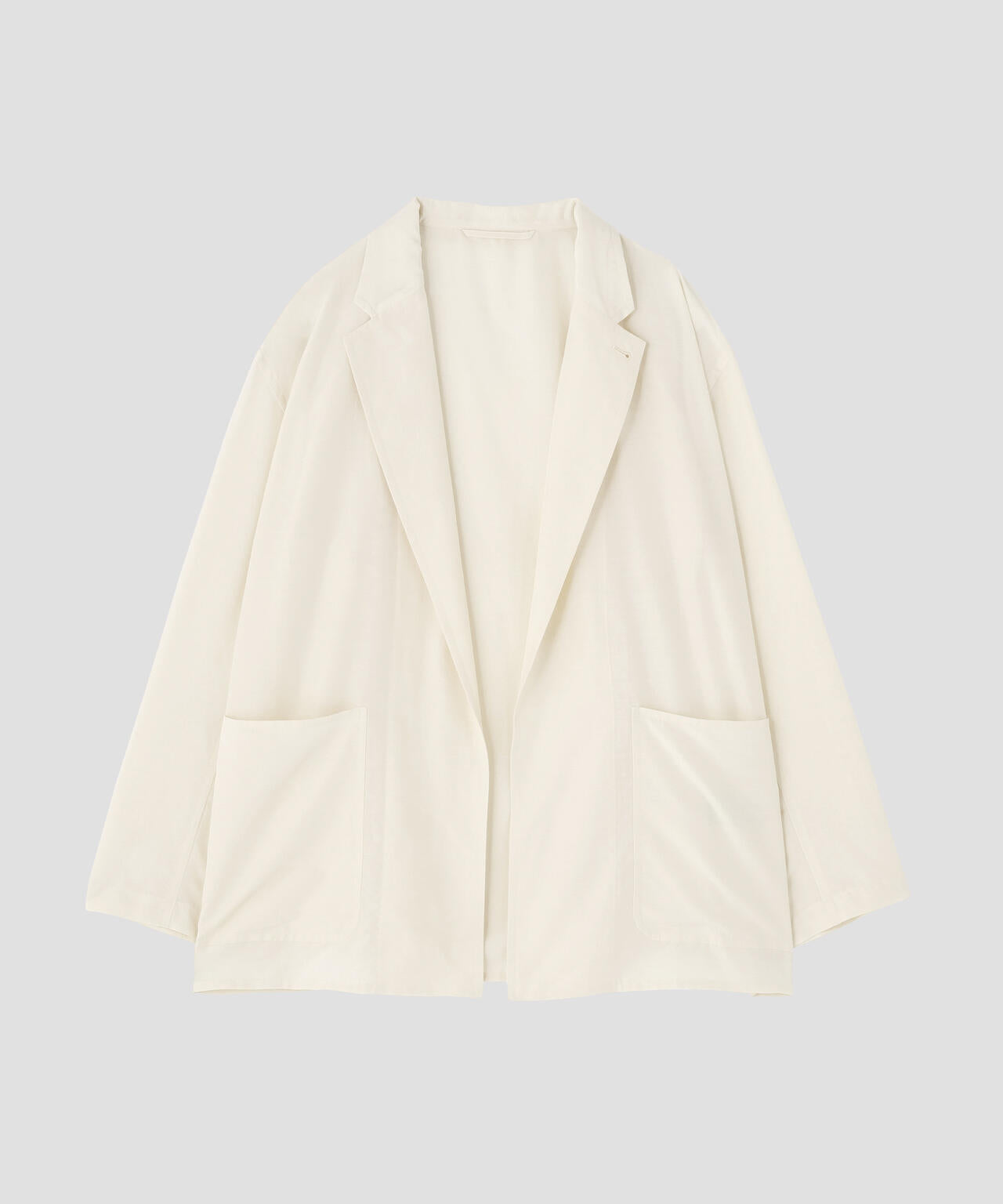 YLEVE / SILK COTTON CLOTH BIO SUEDE JACKET