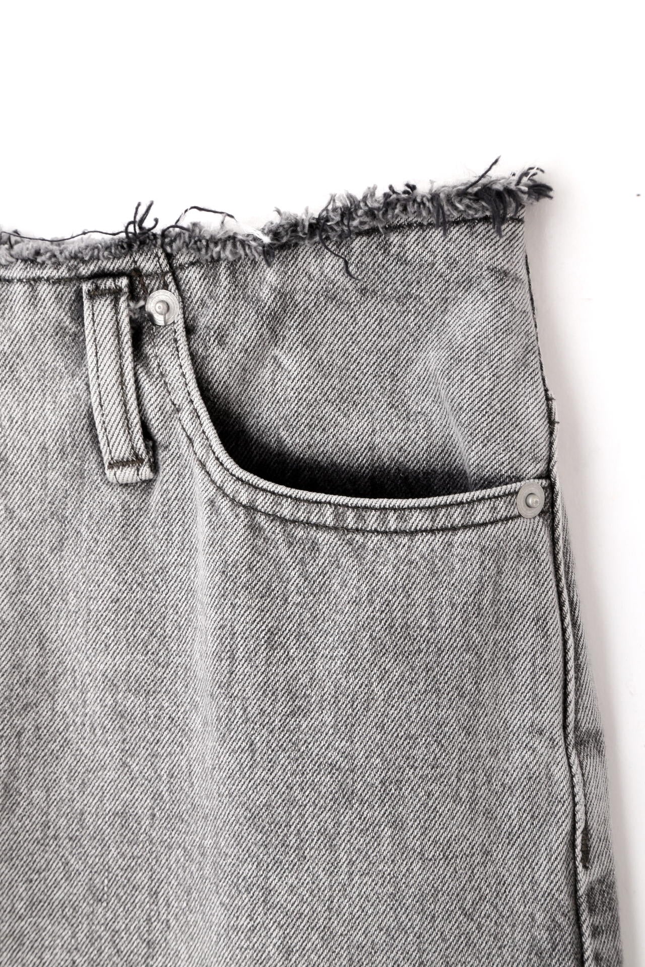 YLEVE / 13.5oz DENIM SKIRT FADE