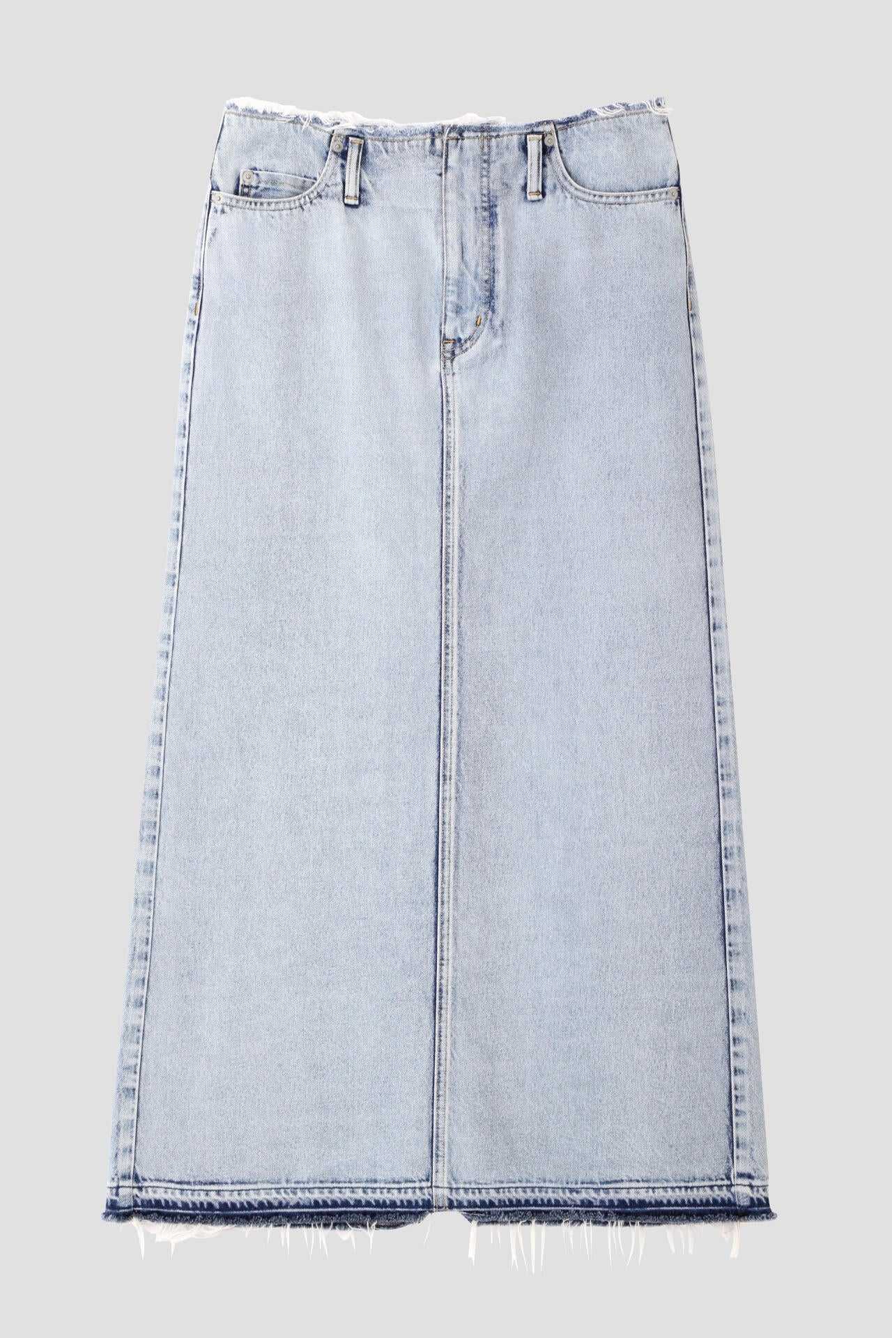 YLEVE / 13.5oz DENIM SKIRT FADE