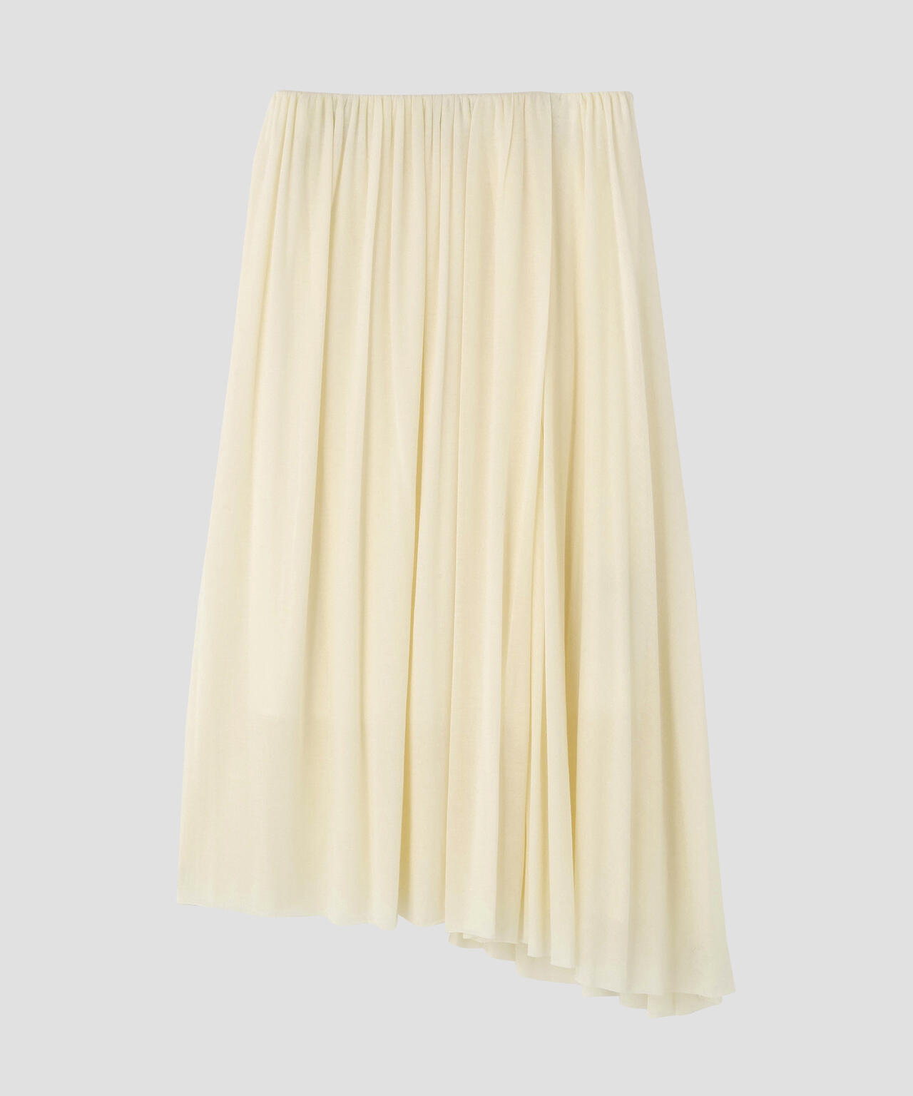 YLEVE / CASHMERE SILK SHEER JERSEY SKIRT