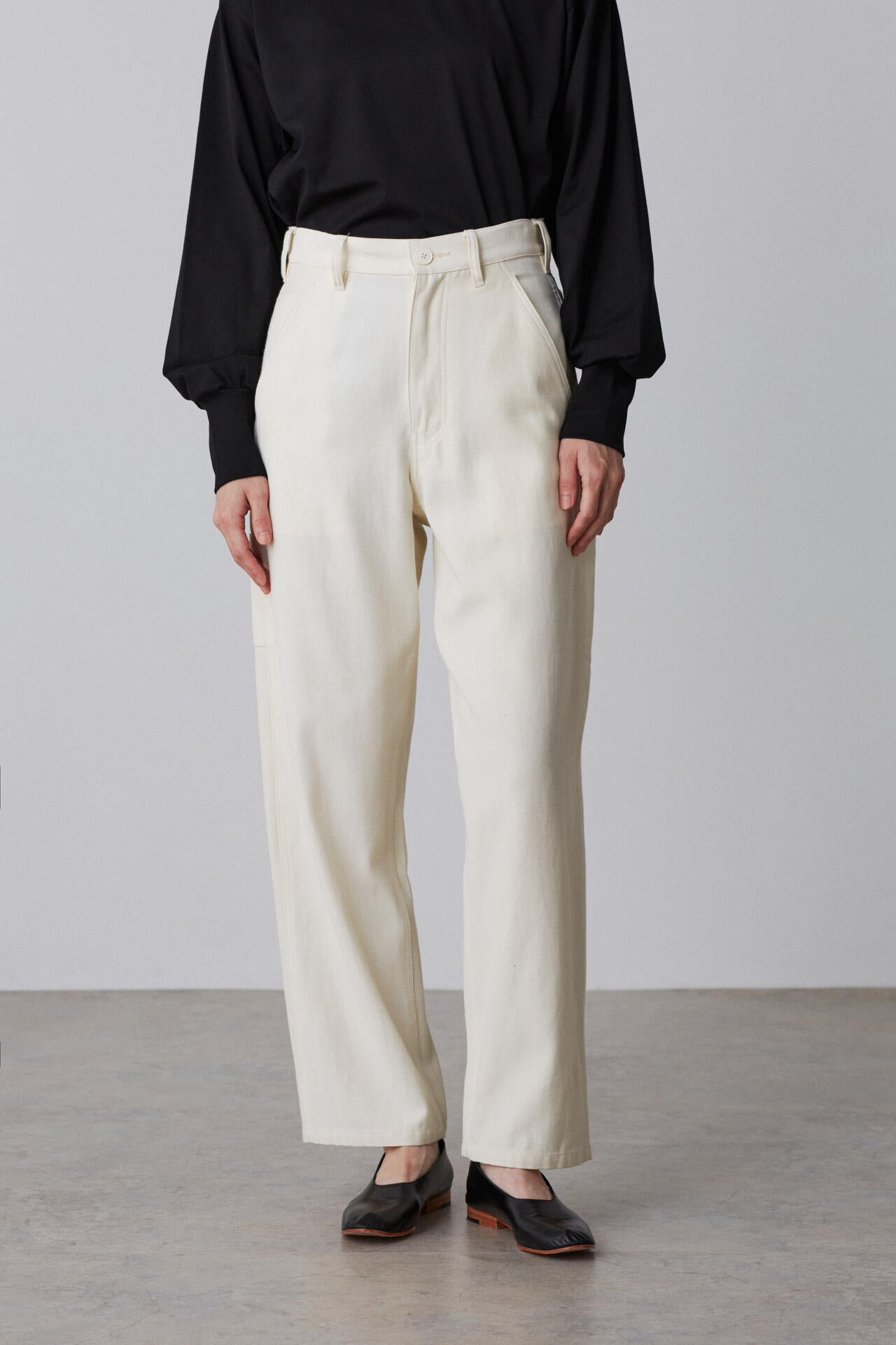 YLEVE / VISCOSE COTTON PAINTER TROUSERS