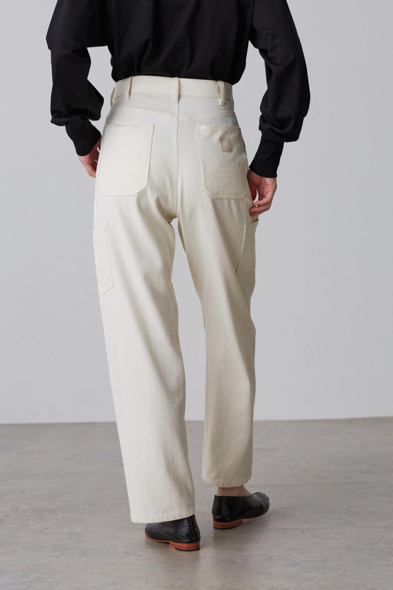 YLEVE / VISCOSE COTTON PAINTER TROUSERS