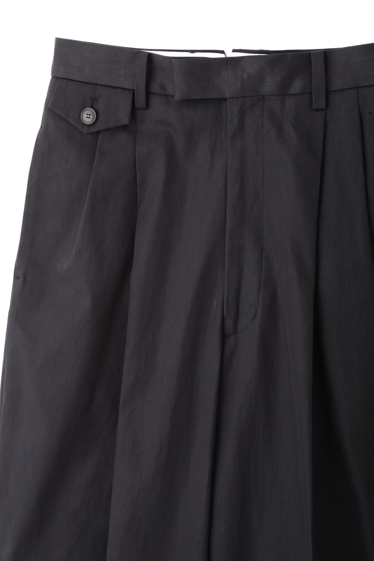 YLEVE / HIGHCOUNT DRY GABA TROUSERS