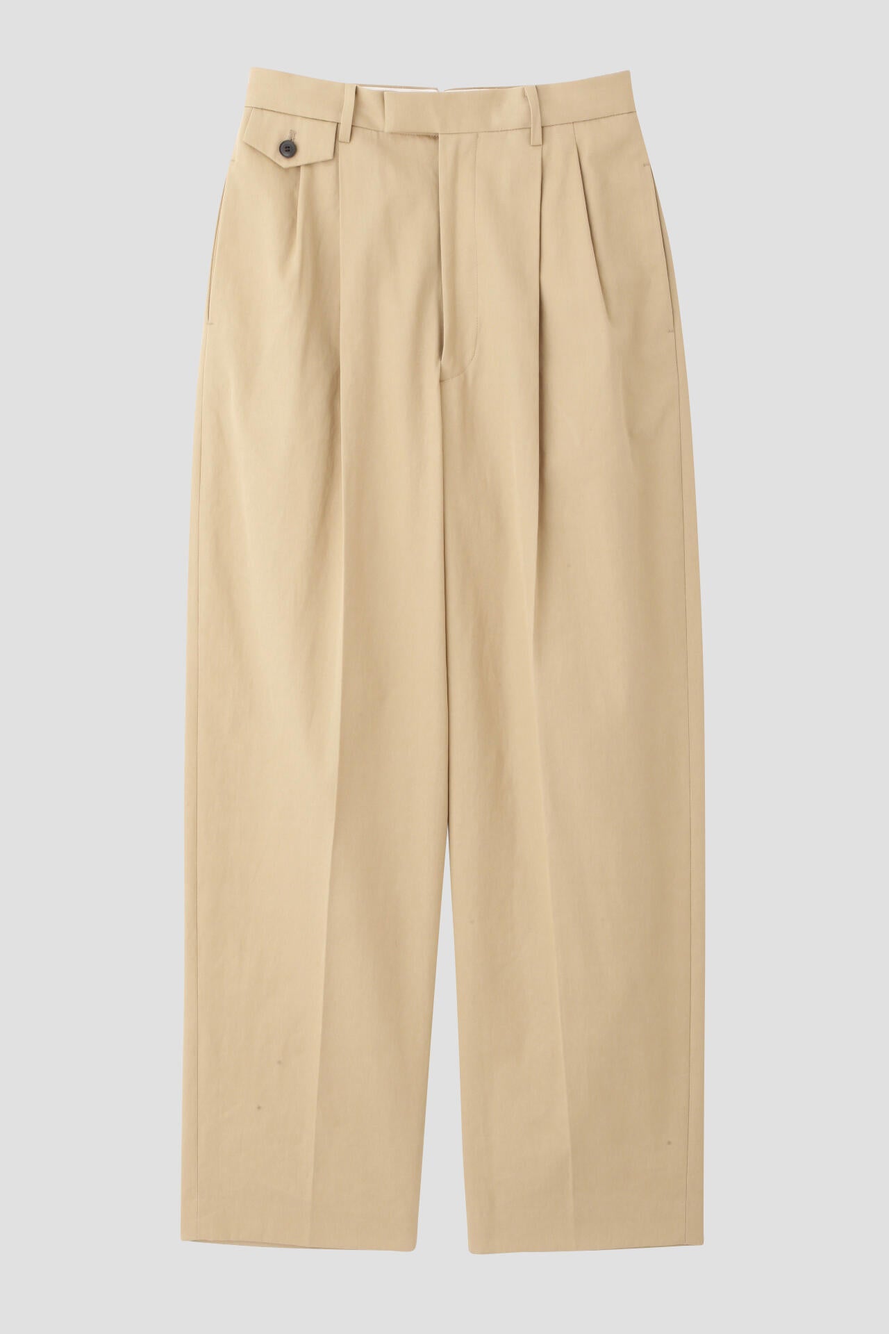 YLEVE / HIGHCOUNT DRY GABA TROUSERS
