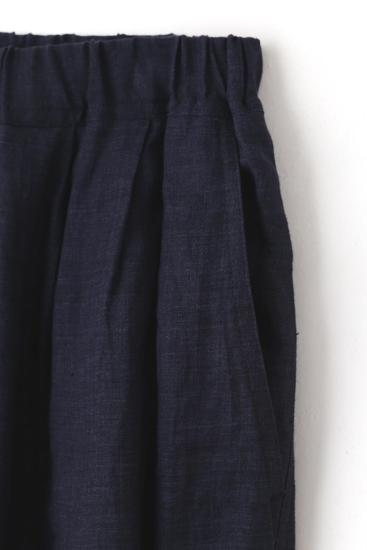 YLEVE / LINEN POPLIN TROUSERS