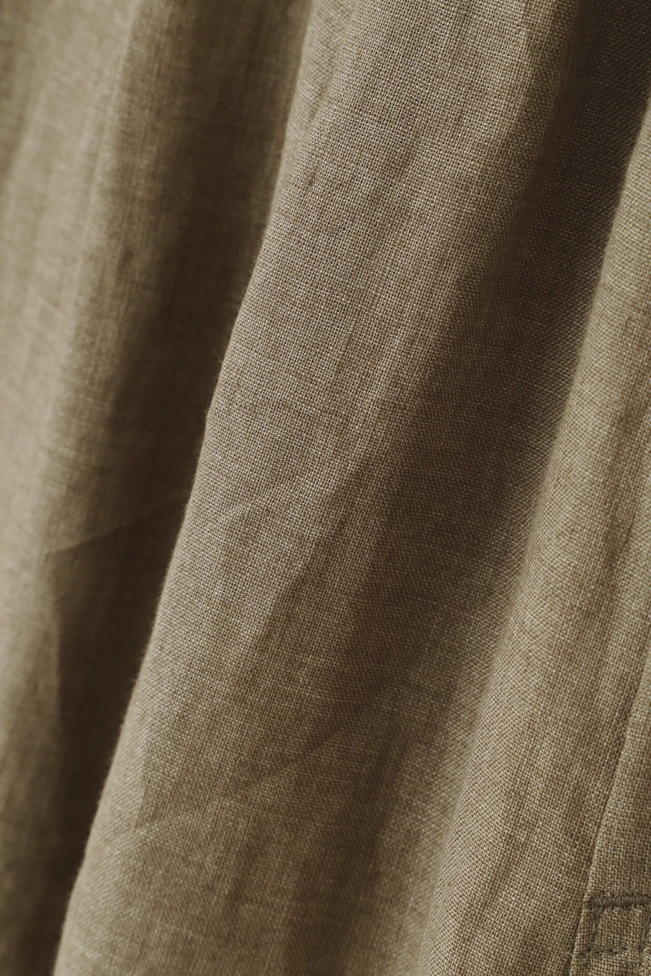 YLEVE / LINEN POPLIN TROUSERS