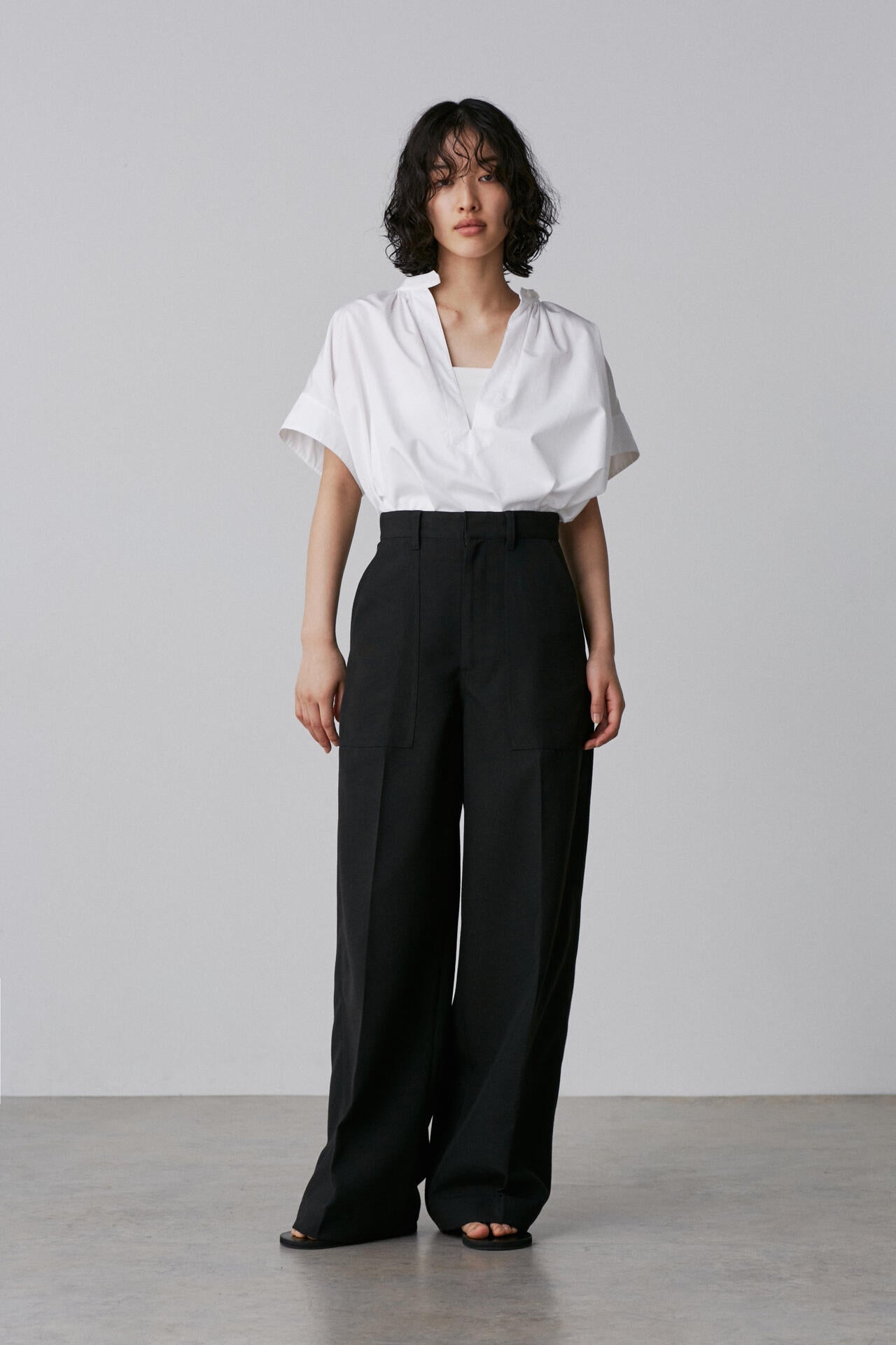 YLEVE / RECYCLE POLYESTER TROUSERS