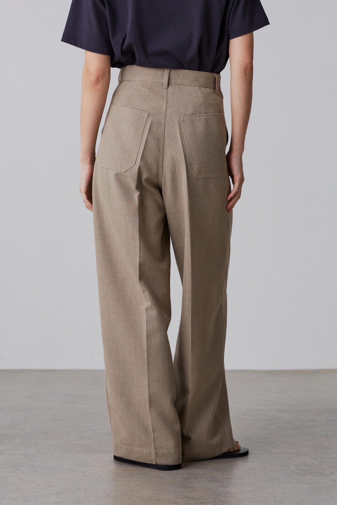 YLEVE / RECYCLE POLYESTER TROUSERS