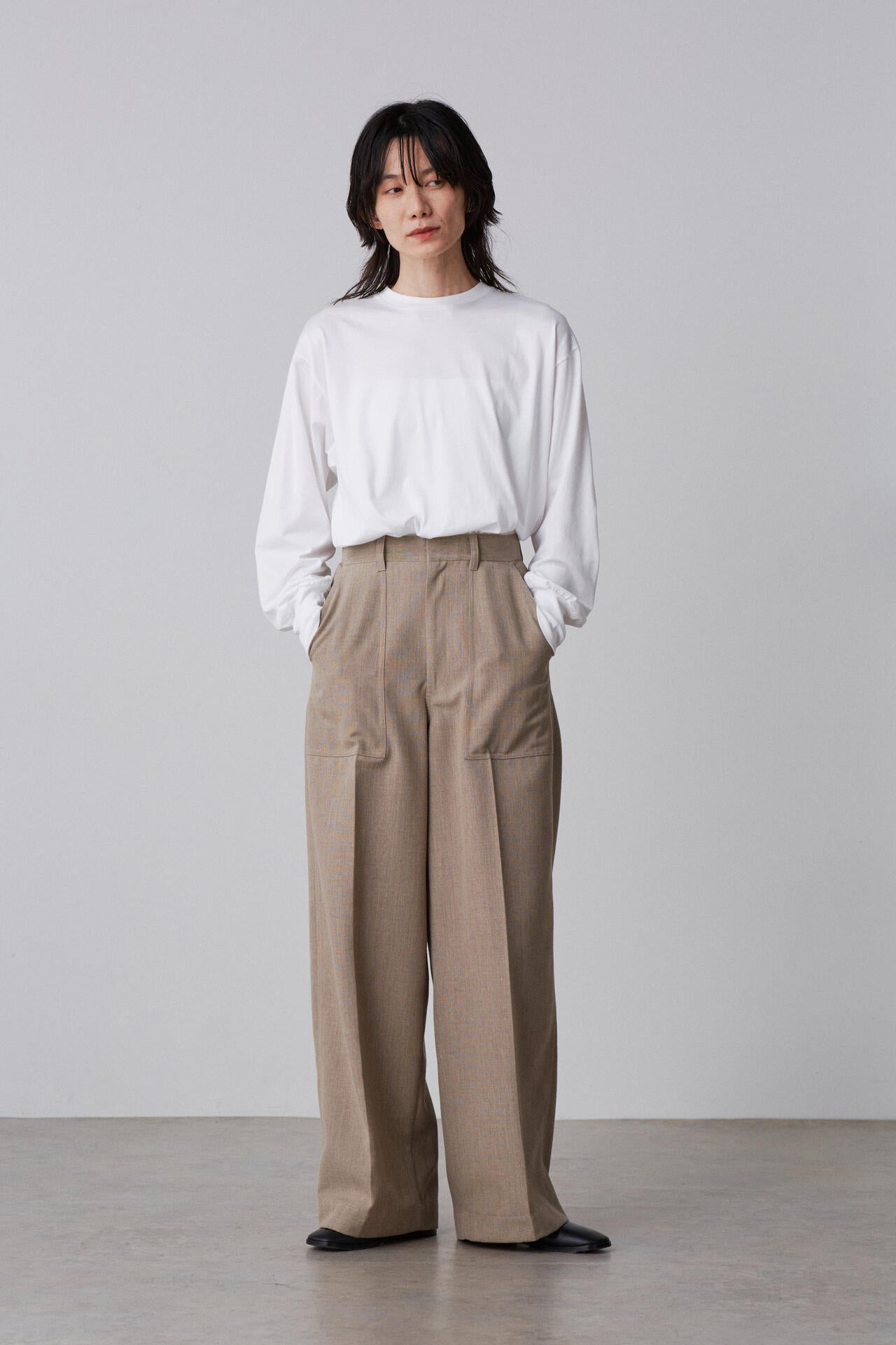 YLEVE / RECYCLE POLYESTER TROUSERS