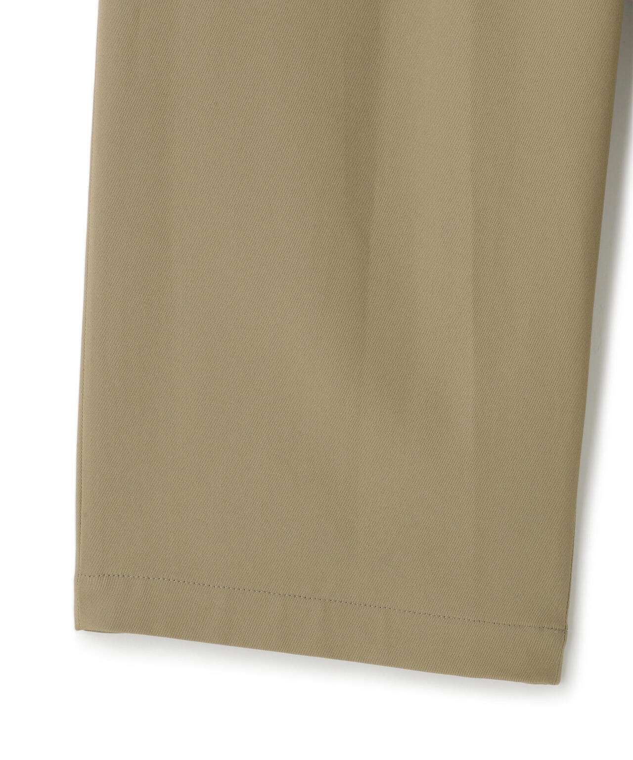 YLEVE / HIGH TWISTED COTTON GABA EASY TROUSERS