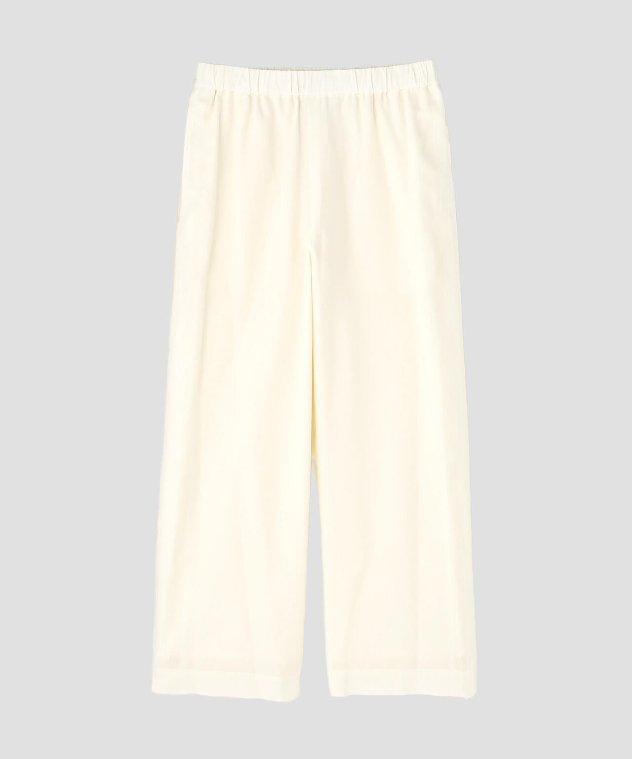 YLEVE / DOBBY STRIPE CHAMBRAY EASY TROUSERS