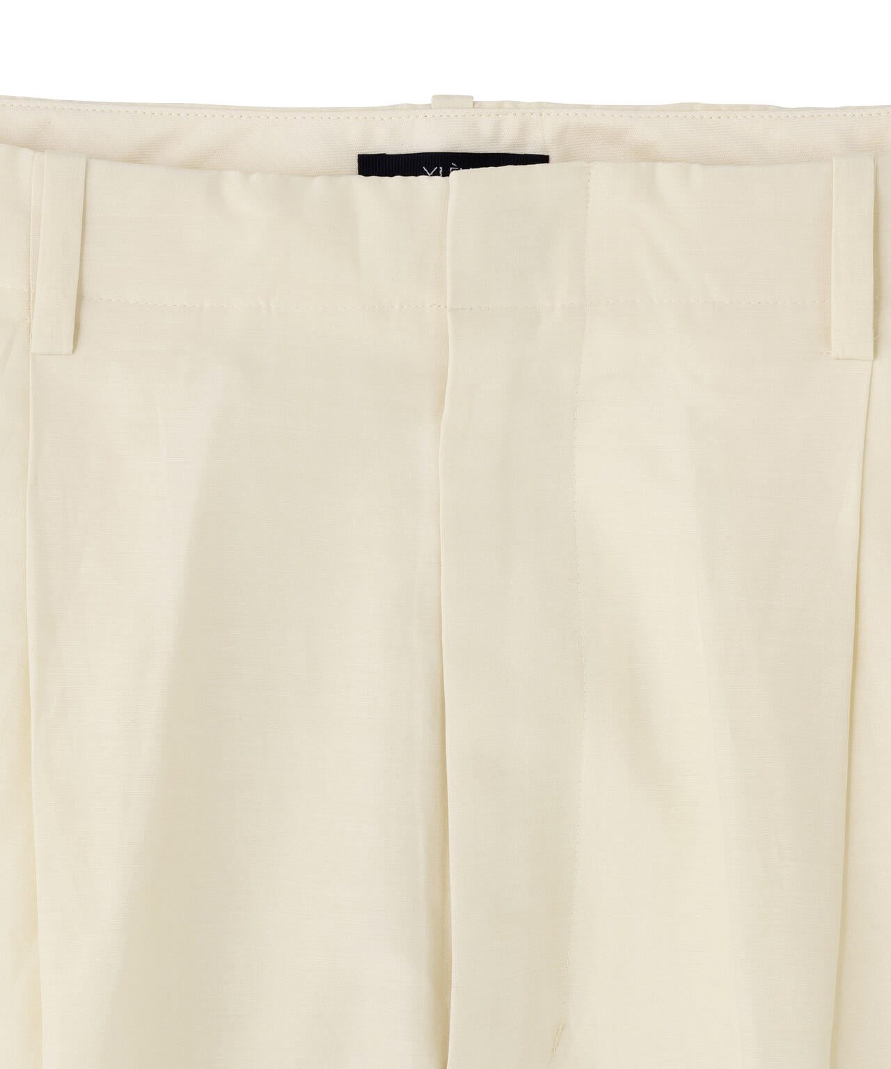 YLEVE / SILK COTTON CLOTH BIO SUEDE TROUSERS