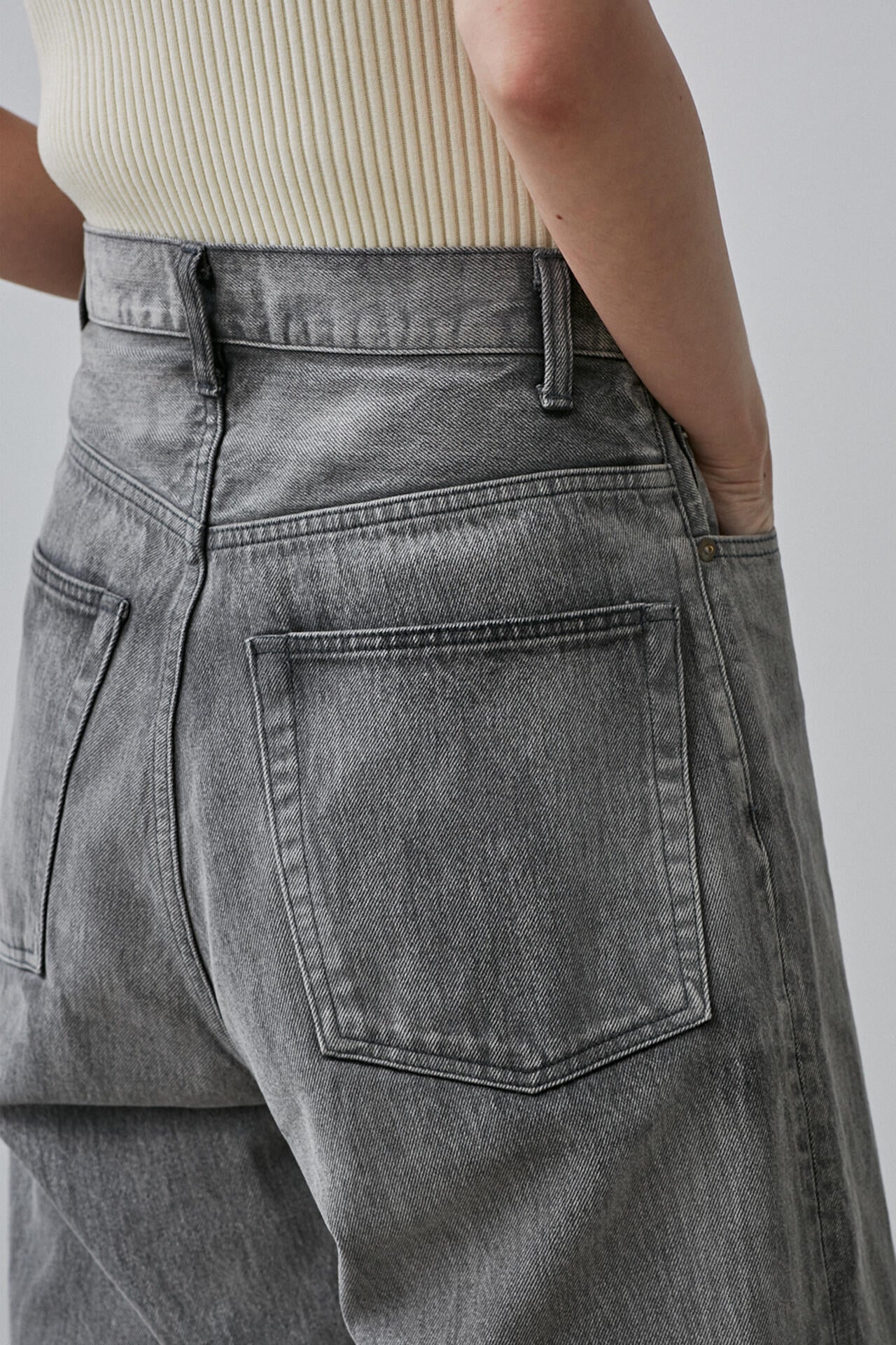 YLÈVE / 13.5oz DENIM BAGGY FADE