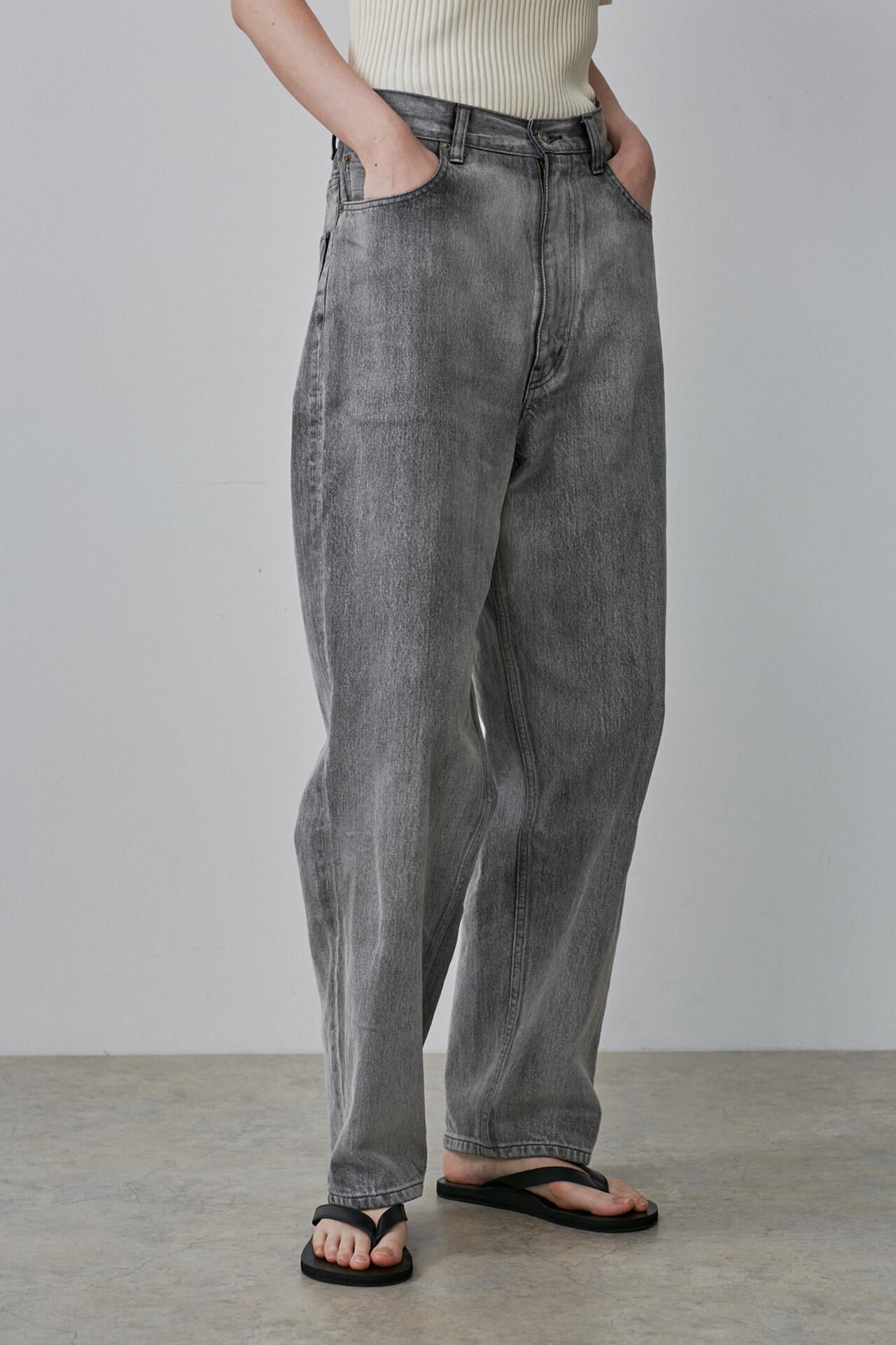 YLÈVE / 13.5oz DENIM BAGGY FADE