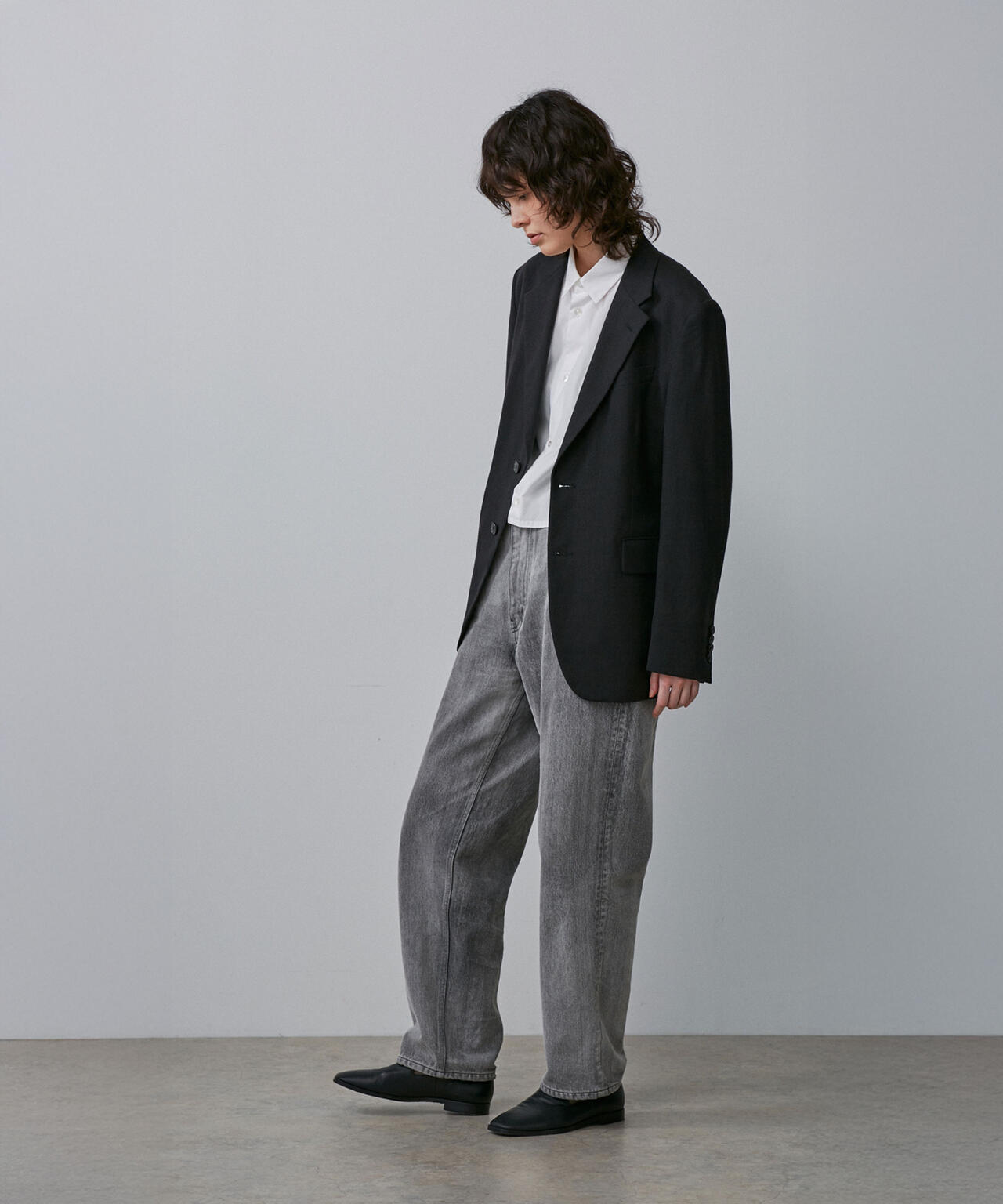 YLEVE / 13.5oz DENIM BAGGY FADE