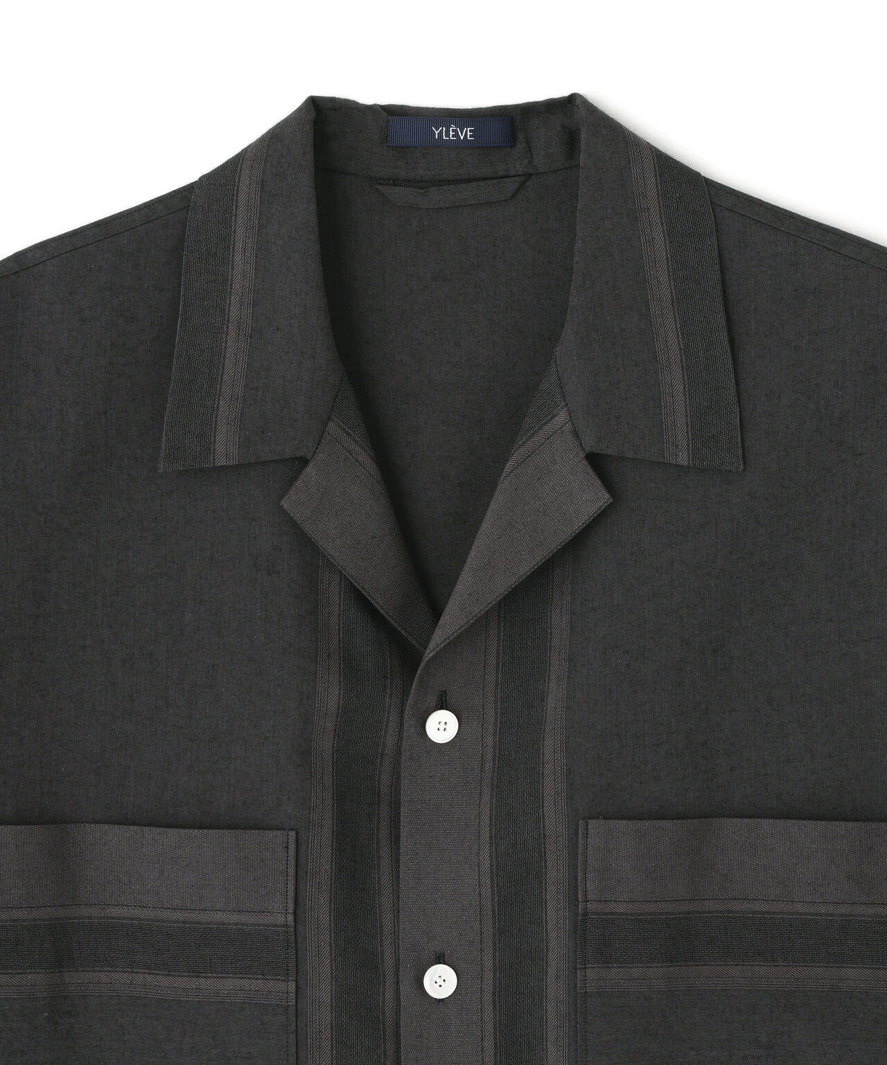 YLÈVE / DOBBY STRIPE CHAMBRAY SHIRT