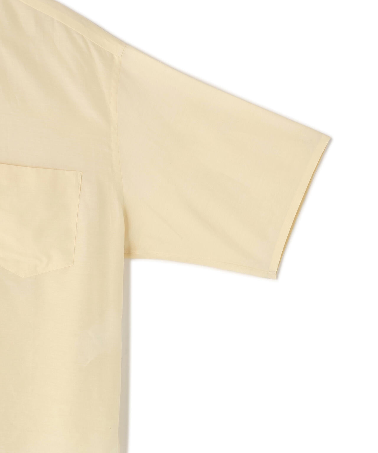 YLEVE / SILK COTTON CLOTH BIO SUEDE SHIRT