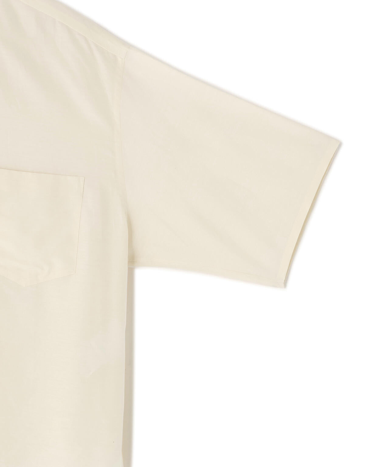YLEVE / SILK COTTON CLOTH BIO SUEDE SHIRT