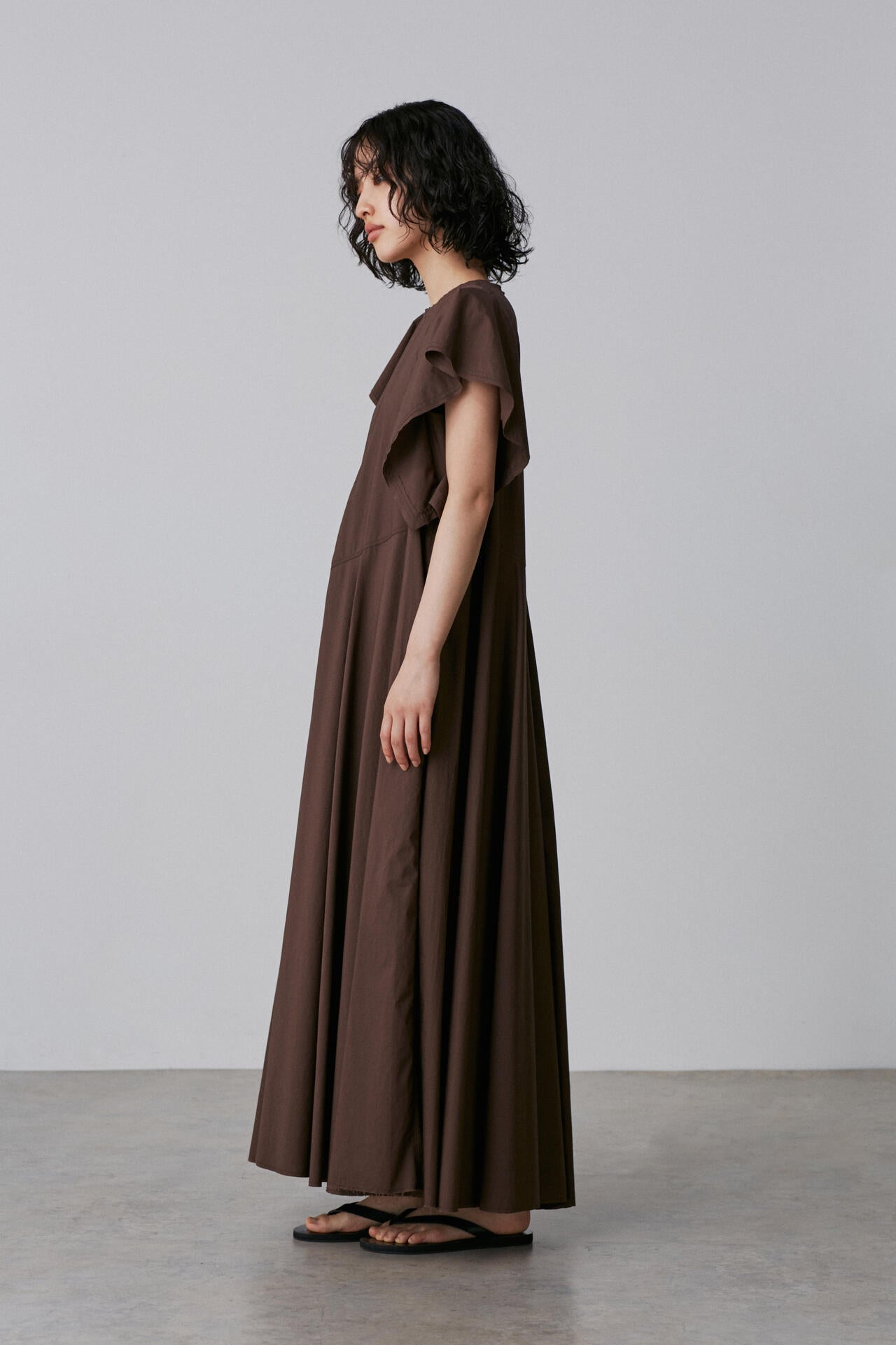 YLEVE / SUVIN COTTON TYPEWRITER ONE PIECE