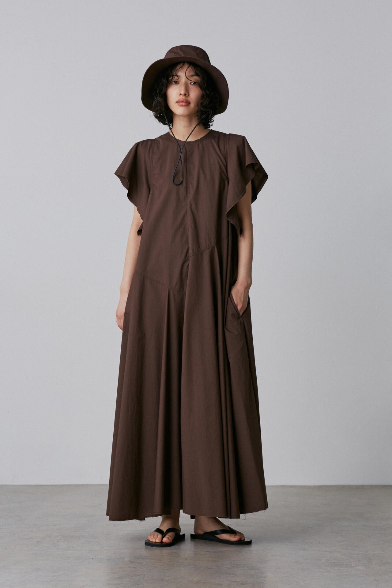 YLEVE / SUVIN COTTON TYPEWRITER ONE PIECE