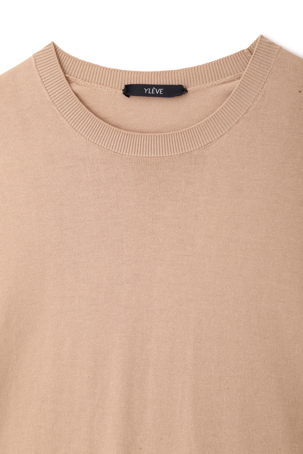 YLEVE / GAS SINGEING COTTON KNIT PULL OVER