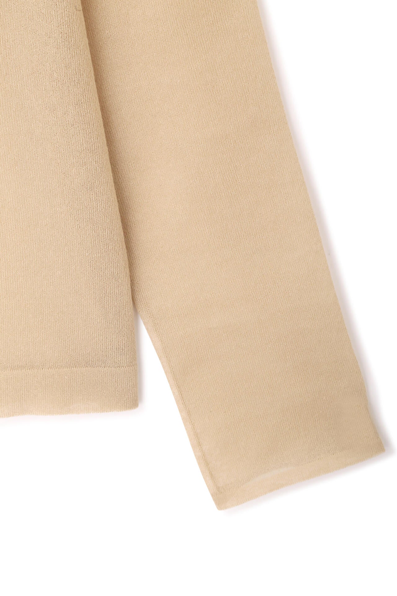 YLEVE / POLYESTER RAMIE SHEER KNIT PULL OVER